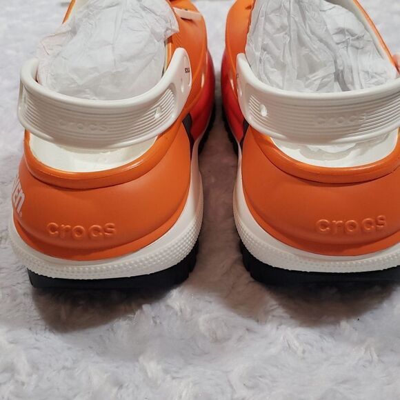 Mega Crush 7 Eleven x Crocs orange and green Mens 6, Womens 8 - Picture 8 of 14